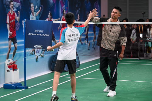 进博直击 林丹现身进博会 除了打羽毛球还秀起了高尔夫